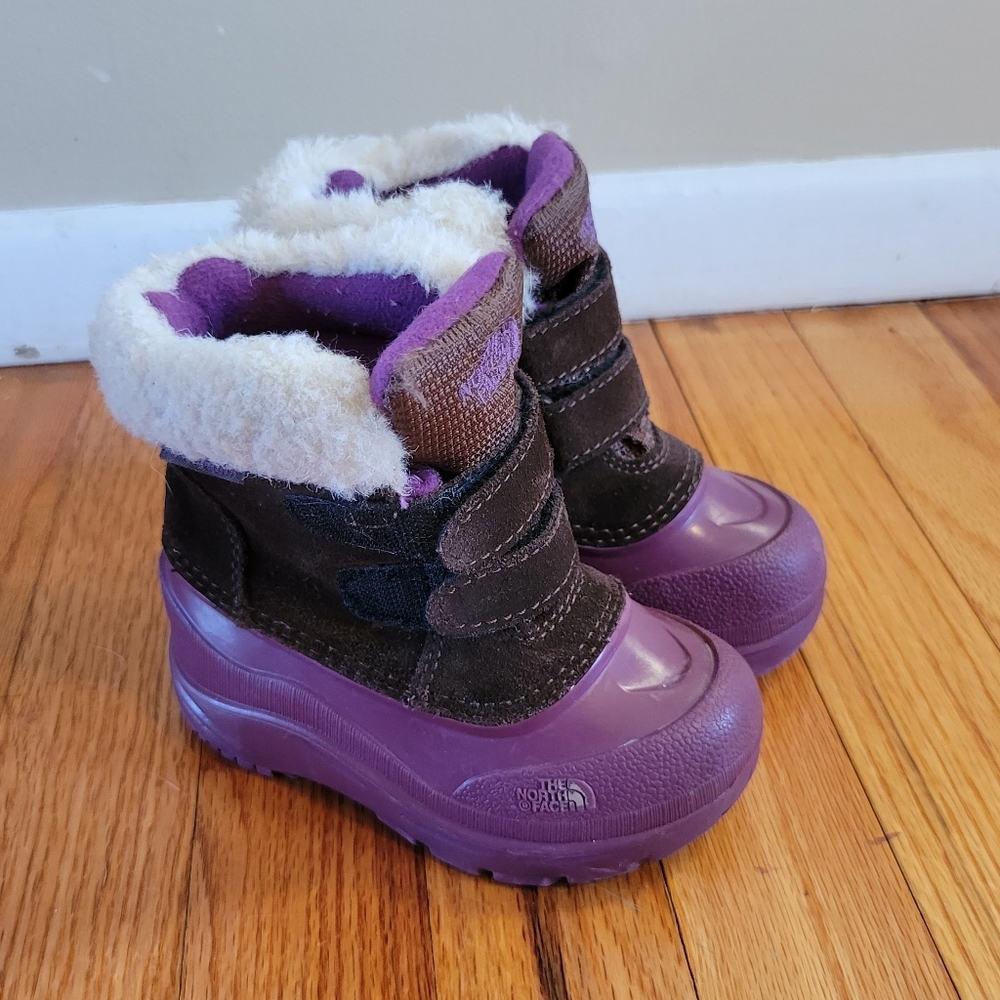 The North Face Kids Boots - Purple and Brown